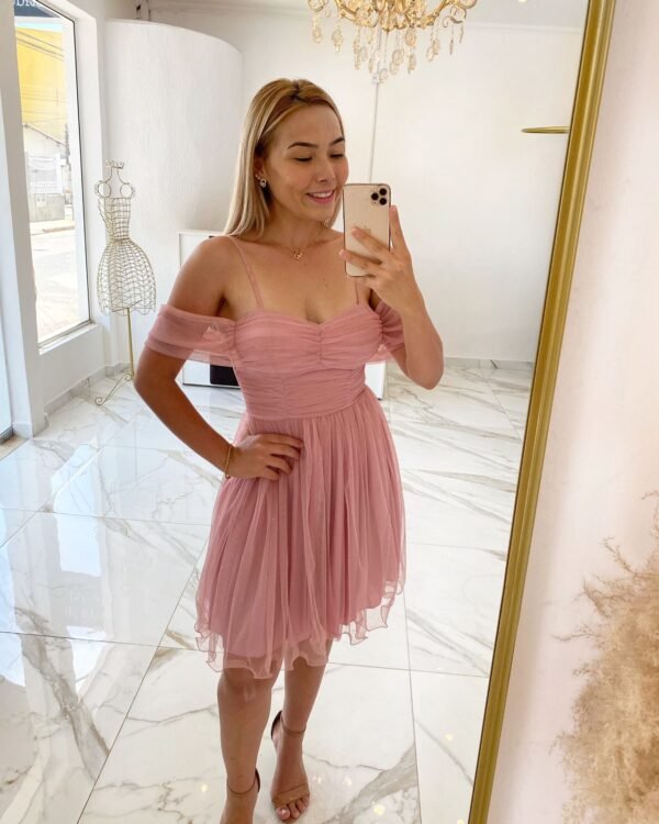 Vestido Rose Curto